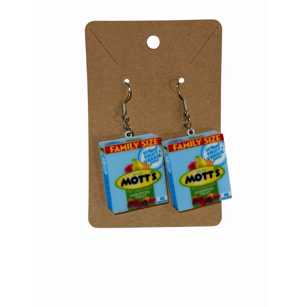 New Novelty Fashion Earrings family size gummy box food‎ snack kids